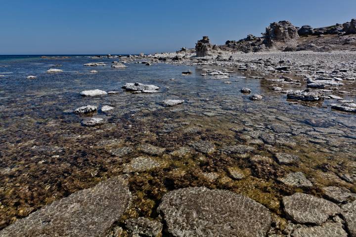 Die kleine Ostseeinsel Fårö Insel Fårö
