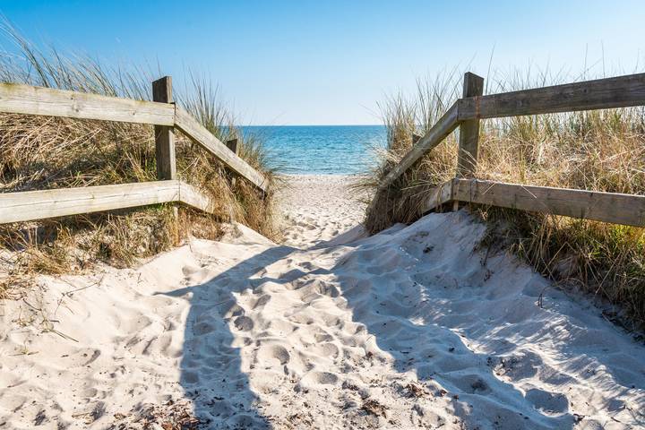 Sandhammaren Strand in der Region Österlen Sandhammaren Strand