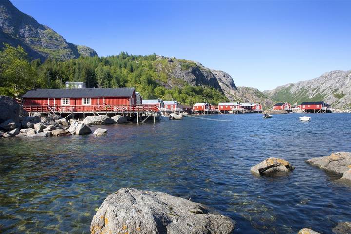 Fischerhütten Norwegen