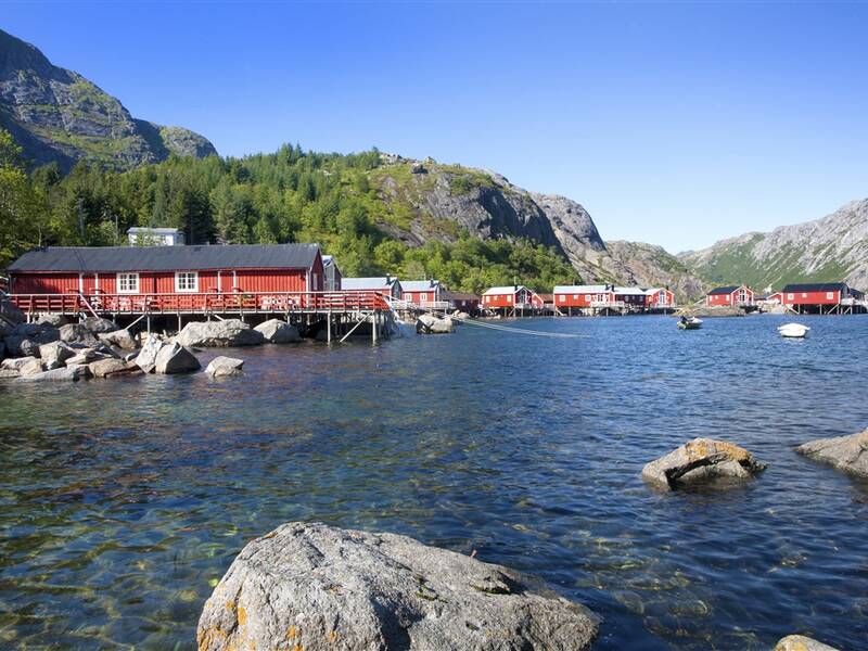 Fischerhütten Norwegen