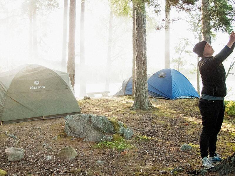 Übernachten auf einem Campingplatz in Schweden Campingplatz Schweden