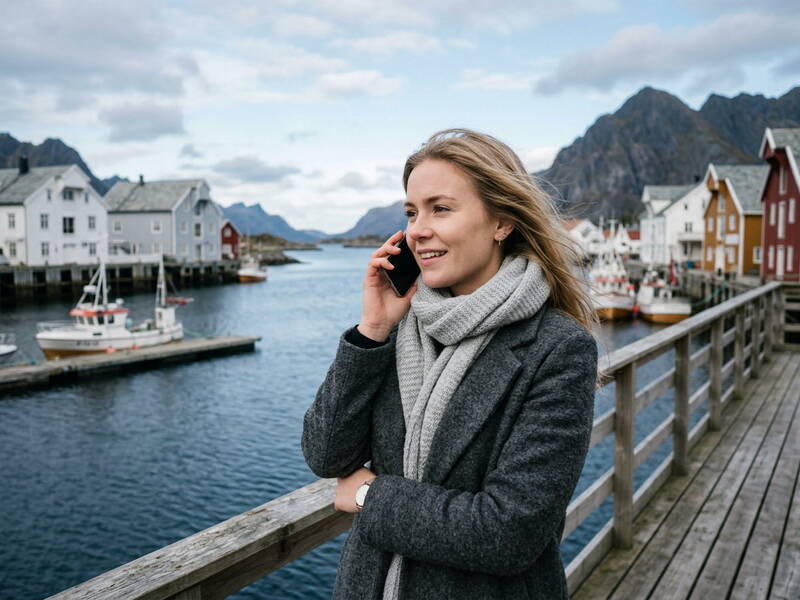 Telefonieren Skandinavien